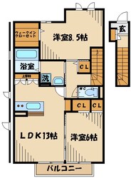 サニーサイド聖蹟IIの物件間取画像